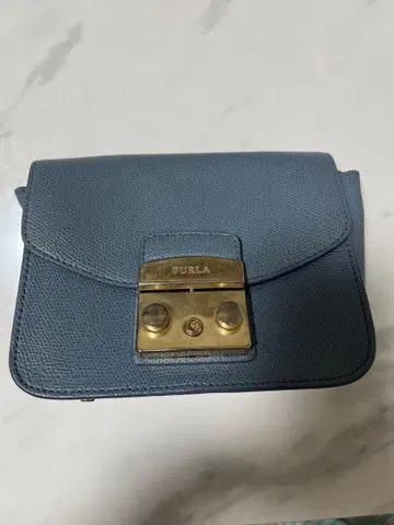 FURLA 그레이 가죽 숄더백