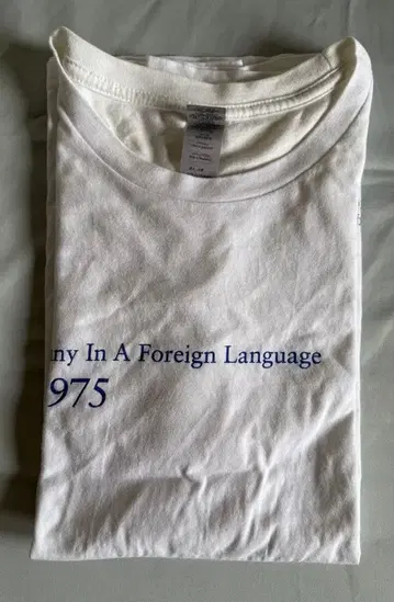 The 1975 라이브 T셔츠 (L)