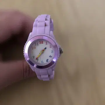 사쿠라 크레파스 컬러풀 숫자 시계 S 사이즈 LR