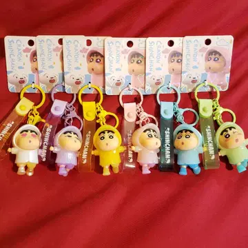 짱구는 못말려(크레용 신짱) 비오는 날 마스코트 키링