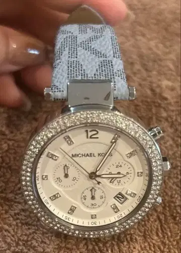 [ 배터리 교환 완료 ] MICHAEL KORS 스톤 장식 손목시계