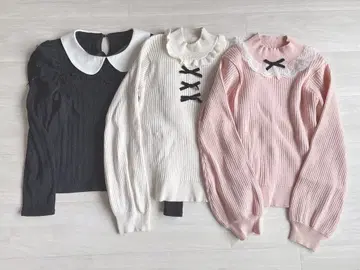 AnkRouge 앙크루즈 니트 리본 묶음 판매