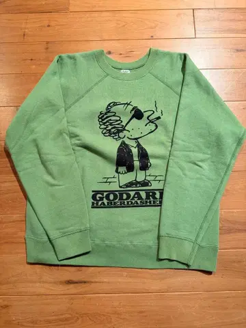 Godard haberdashery 4주년 기념 맨투맨 그린 2