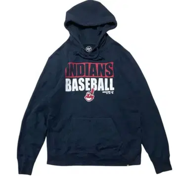 구제 의류/XL 47 MLB 인디언즈 후드티