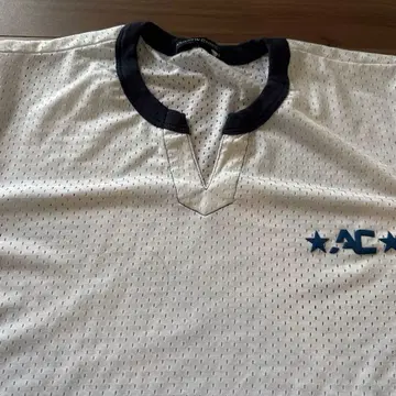 AC 메쉬 V넥 셔츠