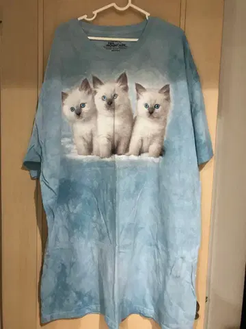 구제 의류 고양이T셔츠 빅사이즈 3XL