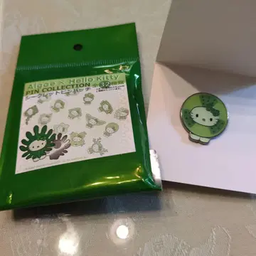 오사카 만박 일본관 한정판 모 키티 핀 배지