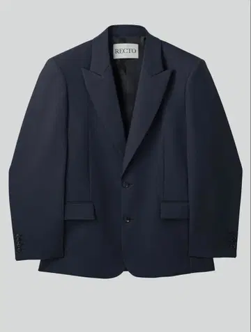 RECTO 네이비 테일러드 자켓
