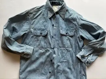 MADISONBLUE 데님 셔츠 라이트 블루 사이즈 01