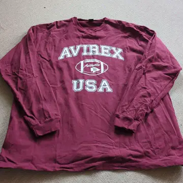 빅 사이즈 AVIREX 긴팔 T셔츠 2XL