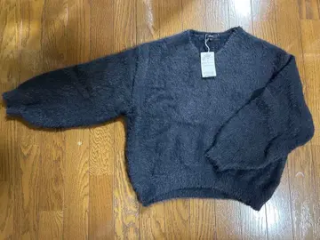 COMME CA ISM 다크 그레이 긴팔 니트