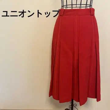 유니온 탑 / 여성용 / 스커트 / 빨간색 / 레드 / 무지