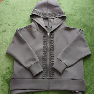 치카자와 레이스점 집업 후드티 그레이지 미사용