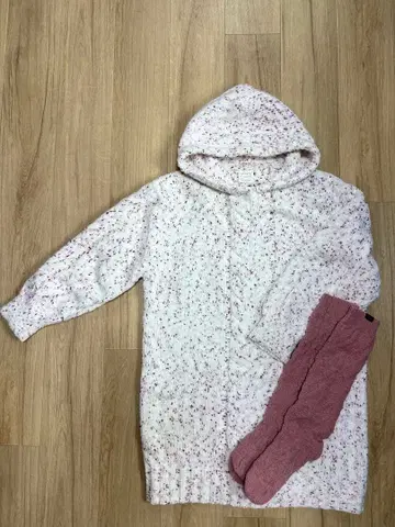 GELATO PIQUE 후드 부착 룸웨어 복슬복슬 삭스 세트