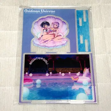 그리드맨 유니버스 복권 콜렉션 나이트 풀 ver. 아크릴 디오라마