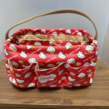 헬로 키티 중형 백 빨간색