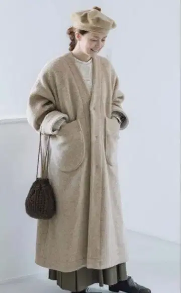 gasa* grue Let it be 보아 코트 베이지