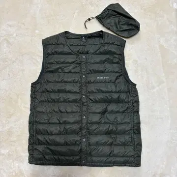 미착용 몽벨 스페리오 다운 라운드넥 베스트 남성용 1101505