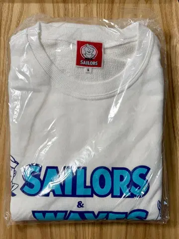 세일러즈 트레이닝복 화이트 미개봉 사이즈 4