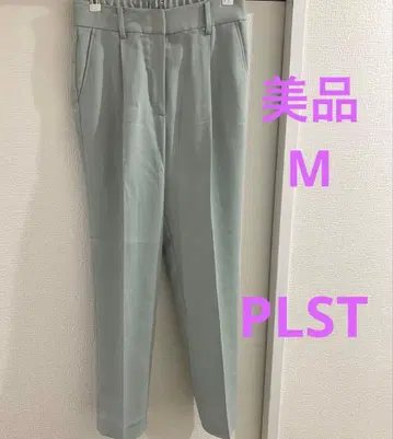 [ 새상품급 ] PLST 민트 그린 테이퍼드 팬츠 M