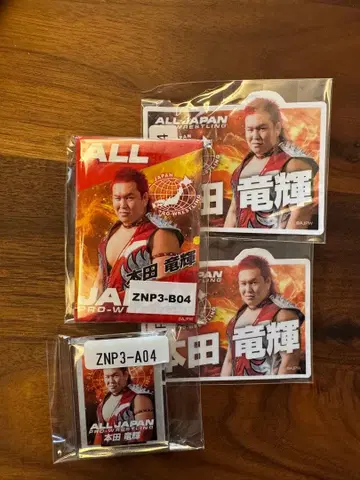 혼다 타츠키 캔뱃지 세트