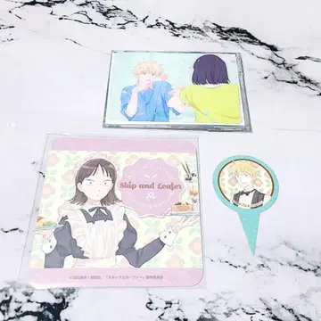 스킵과 로퍼 콜라보 카페 클리어 카드 코스터 피크 미츠미 소스케