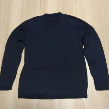 새상품 45rpm 인디고 V넥 긴팔 티셔츠 사이즈 03