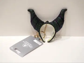 상하이 디즈니랜드 말레피센트 키체인 머리띠