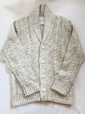 새상품급 MACKINTOSH PHILOSOPHY 케이블 니트 가디건 38