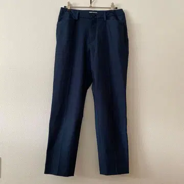 비쓰리 테이퍼드 팬츠 네이비