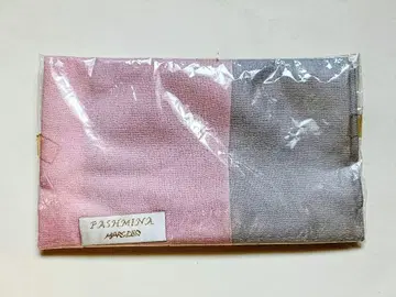 캐시미어 스톨 핑크 그레이