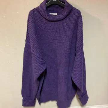FREAK'S STORE 퍼플 니트 F 사이즈