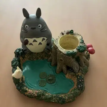 가격 인하 OK 토토로 연못과 나무 그루터기 도장 케이스