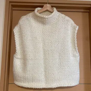 URBAN RESEARCH DOORS 니트 베스트 M 화이트