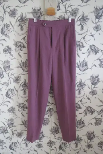 UNTITLED 언타이틀 깔끔한 팬츠 퍼플