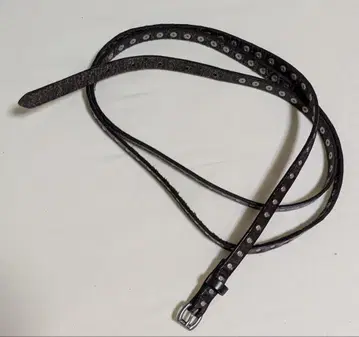 새상품급 랄프 로렌 하토메 디자인 2연 세로형 가느다란 벨트