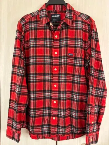 Wrangler 랭글러 플란넬 셔츠 빨간색 체크