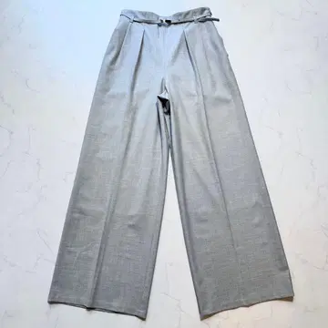 미사용급 2025 알아바일 폴리에스테르/W 스트레치 턱 팬츠 2