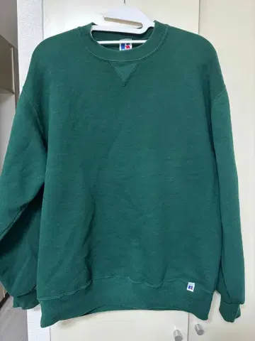 90s 러셀 애슬레틱 usa 그린 맨투맨