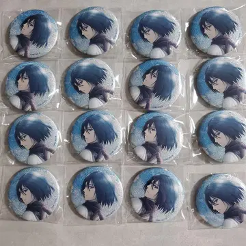 진격의 거인 마법사 캔뱃지 미카사 라메 캔뱃지 바다 16개