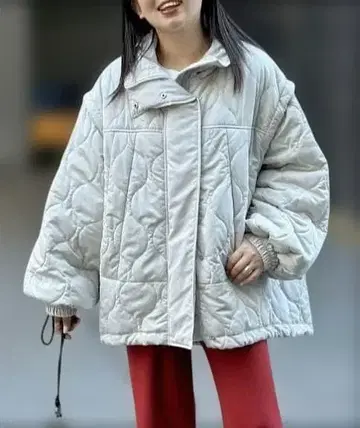 cpcm 화이트 퀼팅 몬스터 다운 자켓