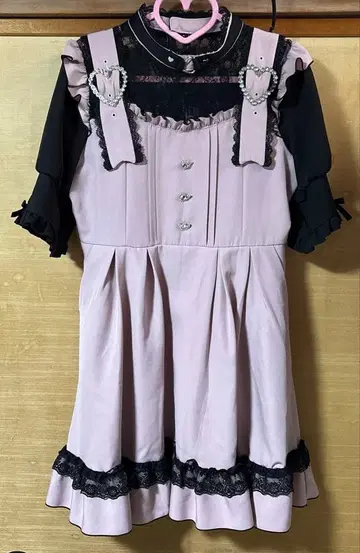 [유메텐보] 지뢰계 원피스 반팔 L 사이즈