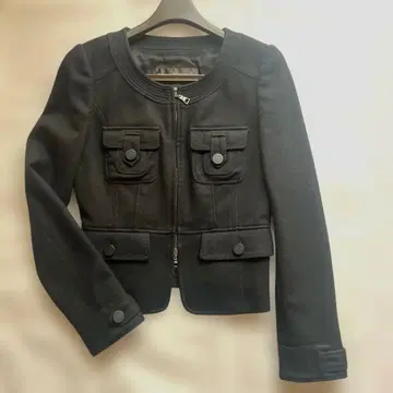 BODYDRESSING 노카라 자켓 블랙