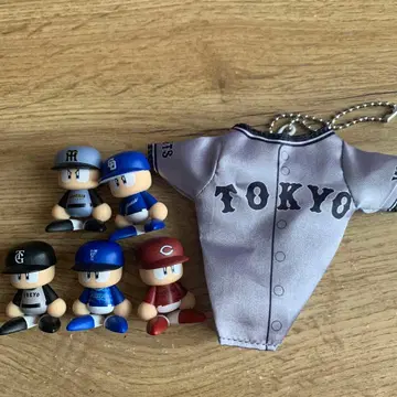 야구 선수풍 피규어 5체 세트