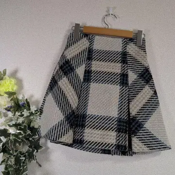 SNIDEL 로빙 체크 미니 스커트 SWFS224219 스나이델