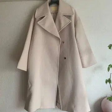 개럴개런트 베이지 아이보리 롱 코트