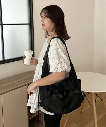 prose verse [ SAPON ] 발수 리본 나일론 숄더백