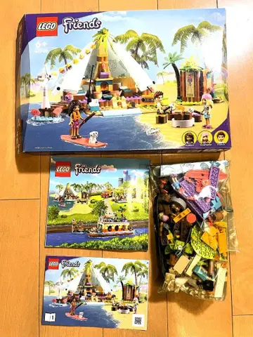 결품 없음 레고(LEGO) 프렌즈 비치에서 글램핑 41700