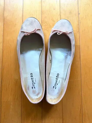 repetto 핑크 플랫슈즈 40