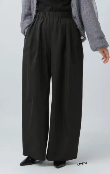 LEPSIM 이지 코쿤 와이드 팬츠